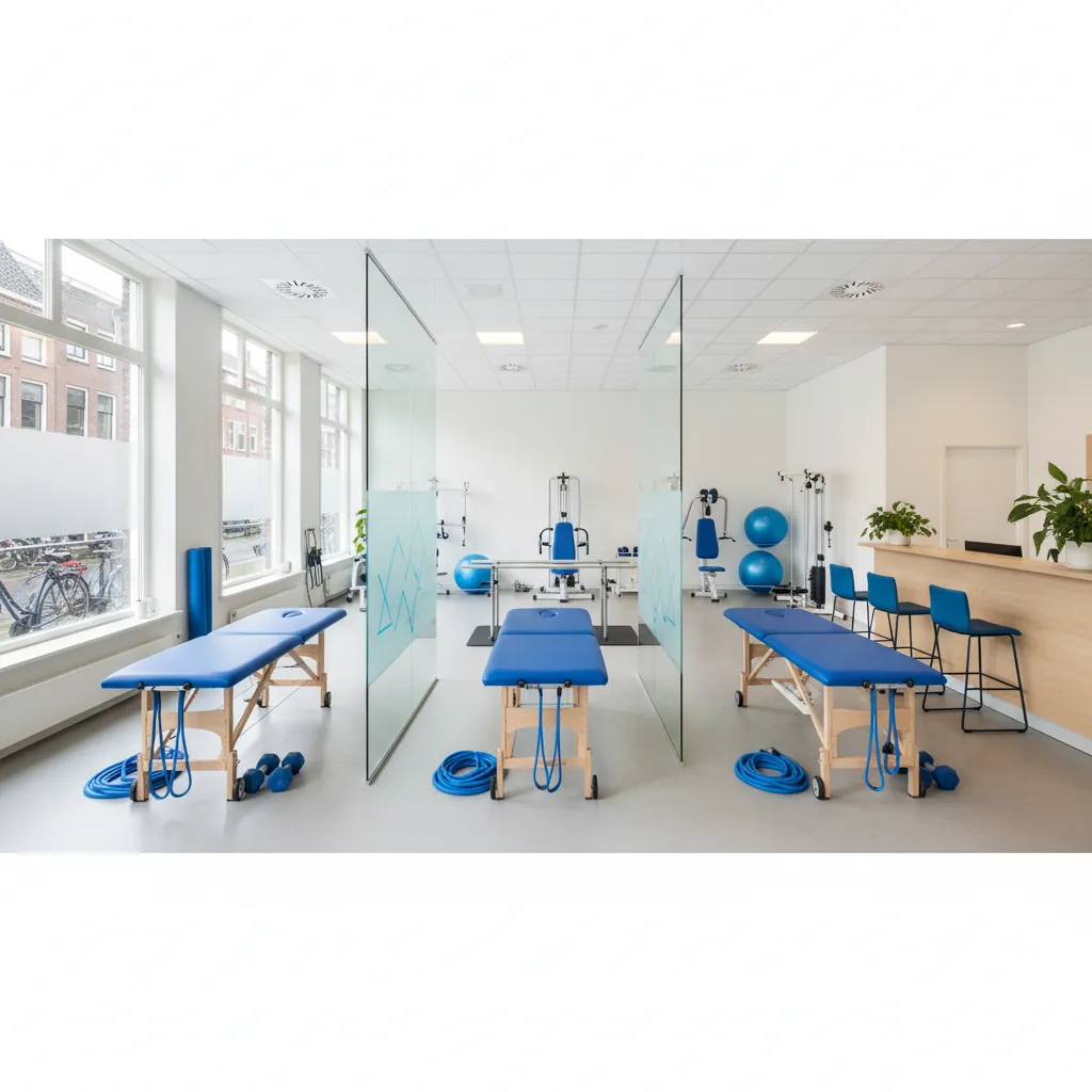 Moderne behandelkamer van Rayer Health Center in Gouda
